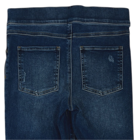Spanx Distressed Skinny Jeans with Raw Hem Size Small Pull On - Picture 11 of 11
